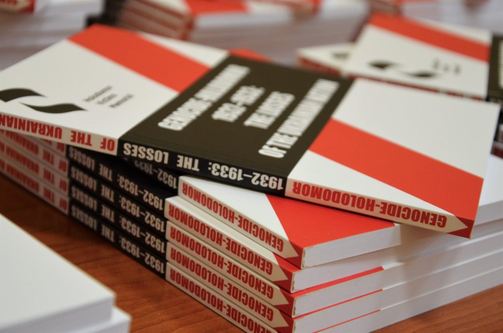 The English version of the Proceedings of the Materials of the conference "Genocide-Holodomor of 1932-1933: the losses of the Ukrainian nation" was presented in Diplomatic Academy of Ukraine