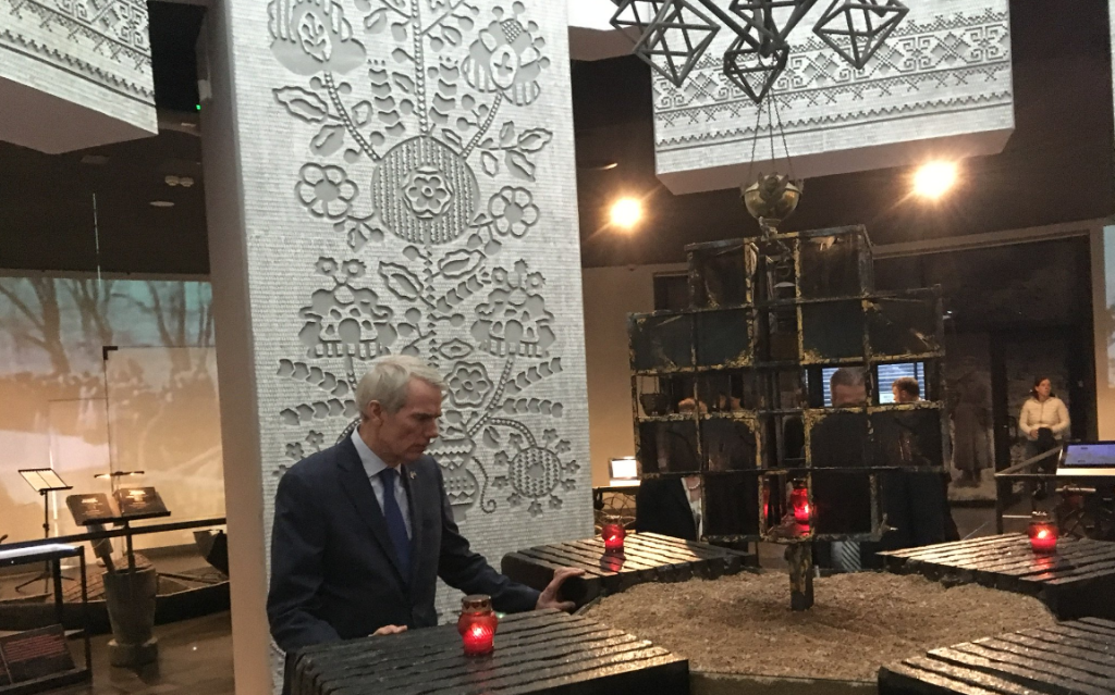 The co-chair of the Ukrainian Support Group in the Senate of the United States visited the Holodomor museum