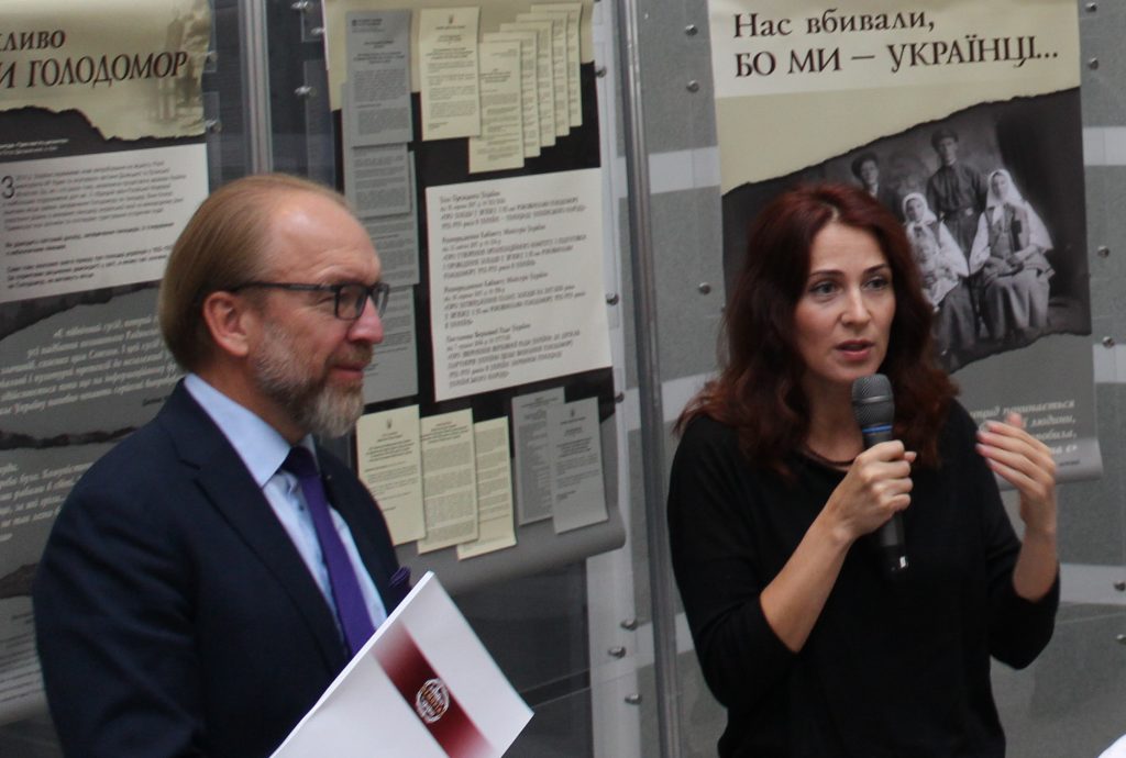 The exhibition «We were killed because we are Ukrainians» was opened at the Ukrainian Chamber of Commerce and Industry