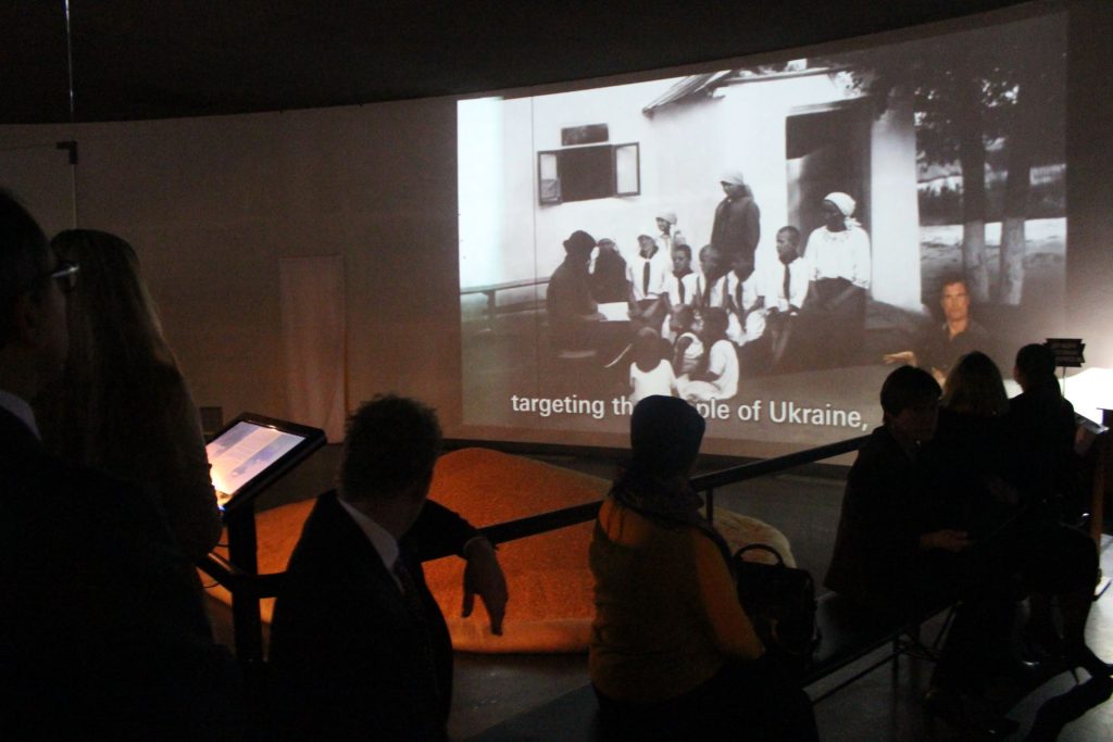 Presentation  of educational movie "Covering the Holodomor: Memory Eternal"