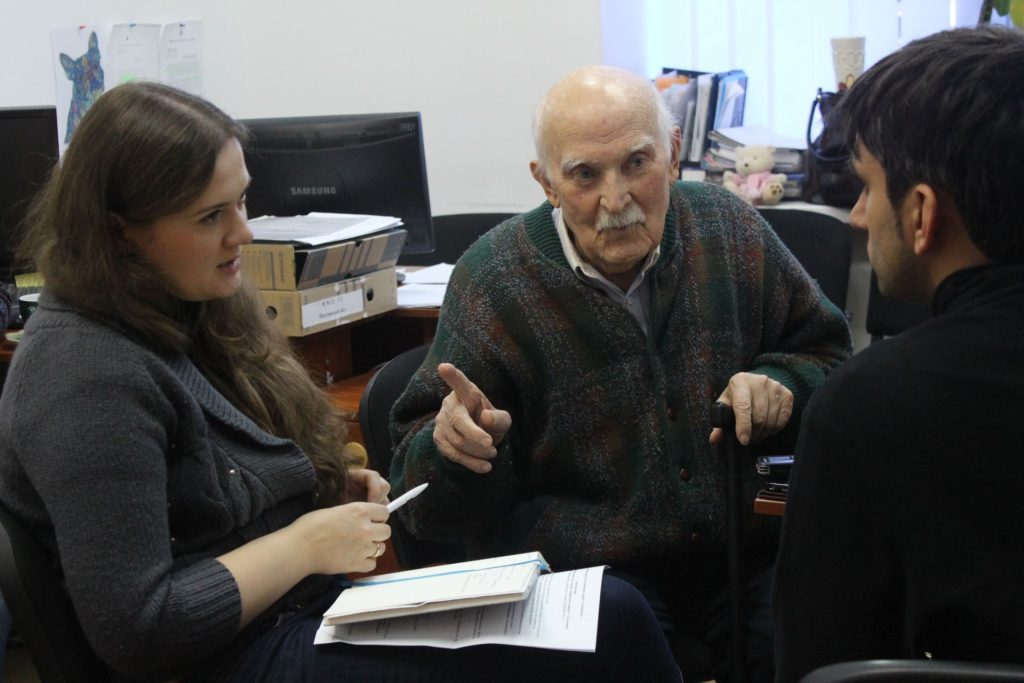 British journalist Ty Faruki is working on the project on Holodomor
