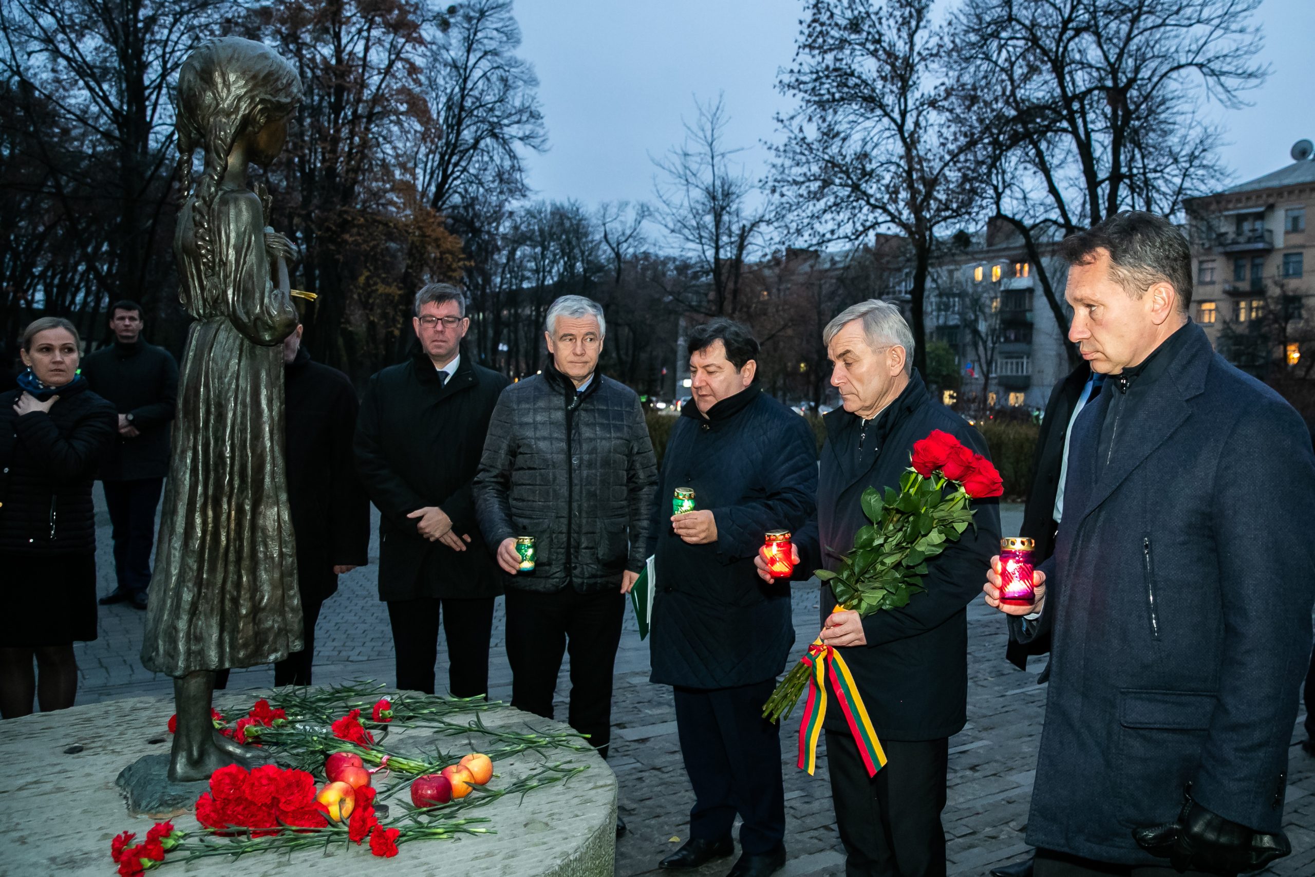 Голова Сейму Литовської Республіки вшанував пам’ять жертв Голодомору