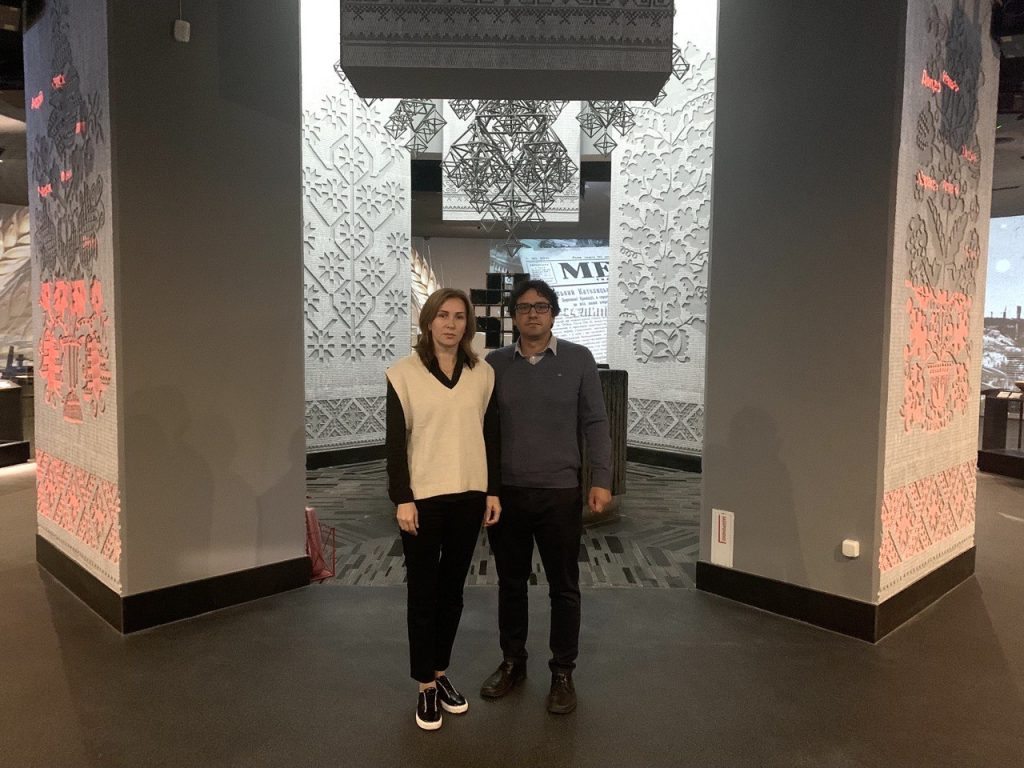 Shimon Krbets, a co-founder of the Center for Genocide Studies in Terezin (Czech Republic), paid a visit to the Holodomor Museum