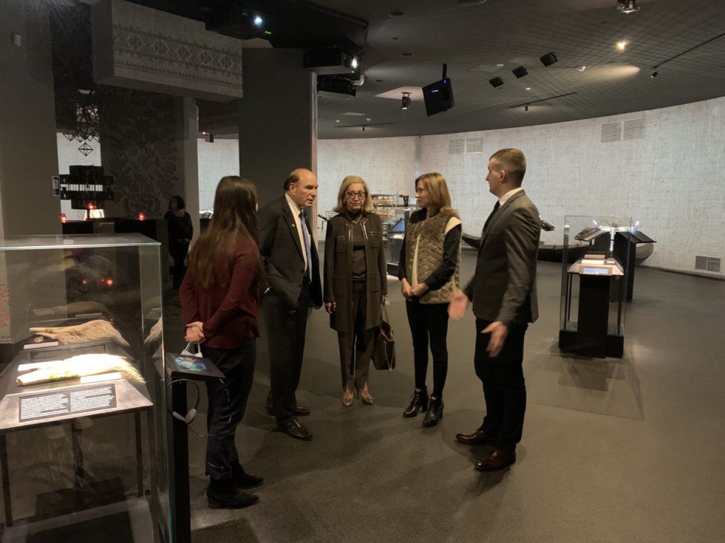 The representatives of the Victims of Communism Memorial Foundation visited the Holodomor Museum