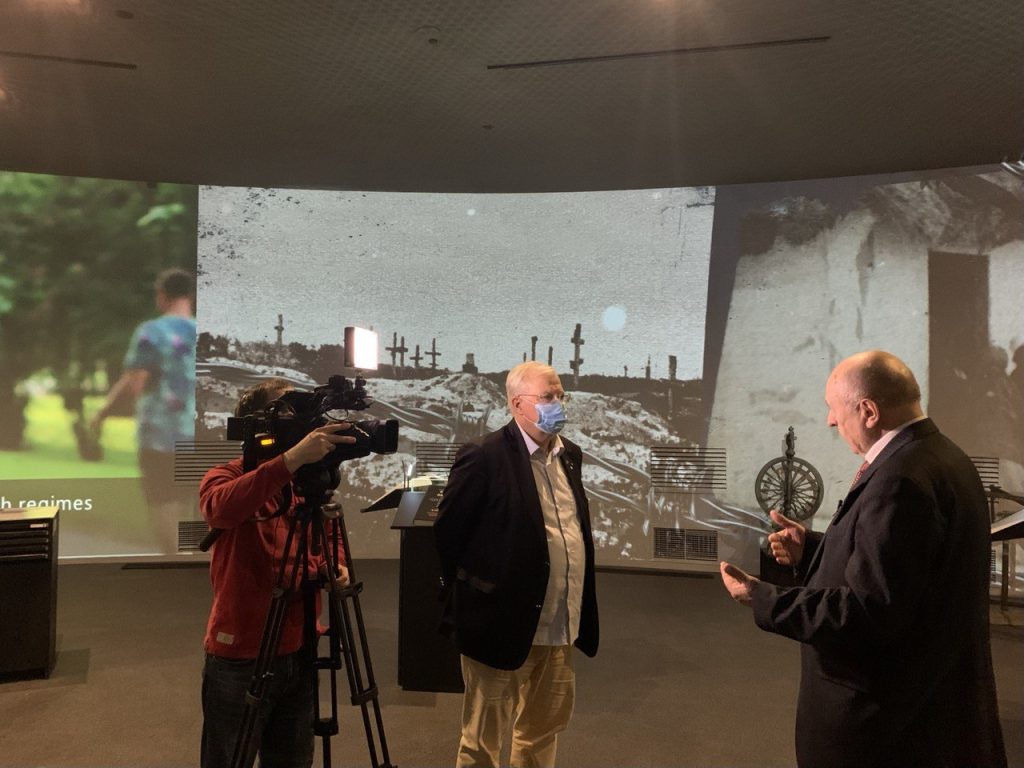 A correspondent of the Austrian National Television and Radio visited the Holodomor Museum