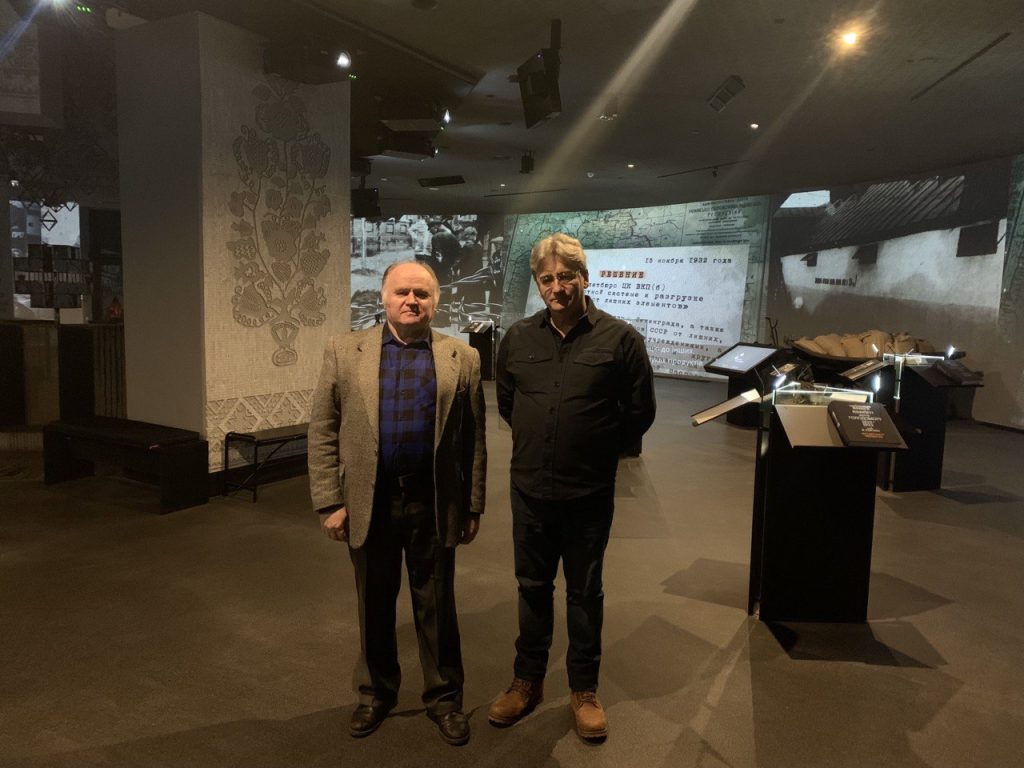 BBC News correspondent Fergal Keane visited the Holodomor Museum