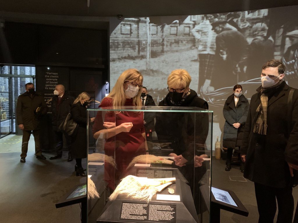 The Prime Minister of Lithuania visited The Holodomor Museum
