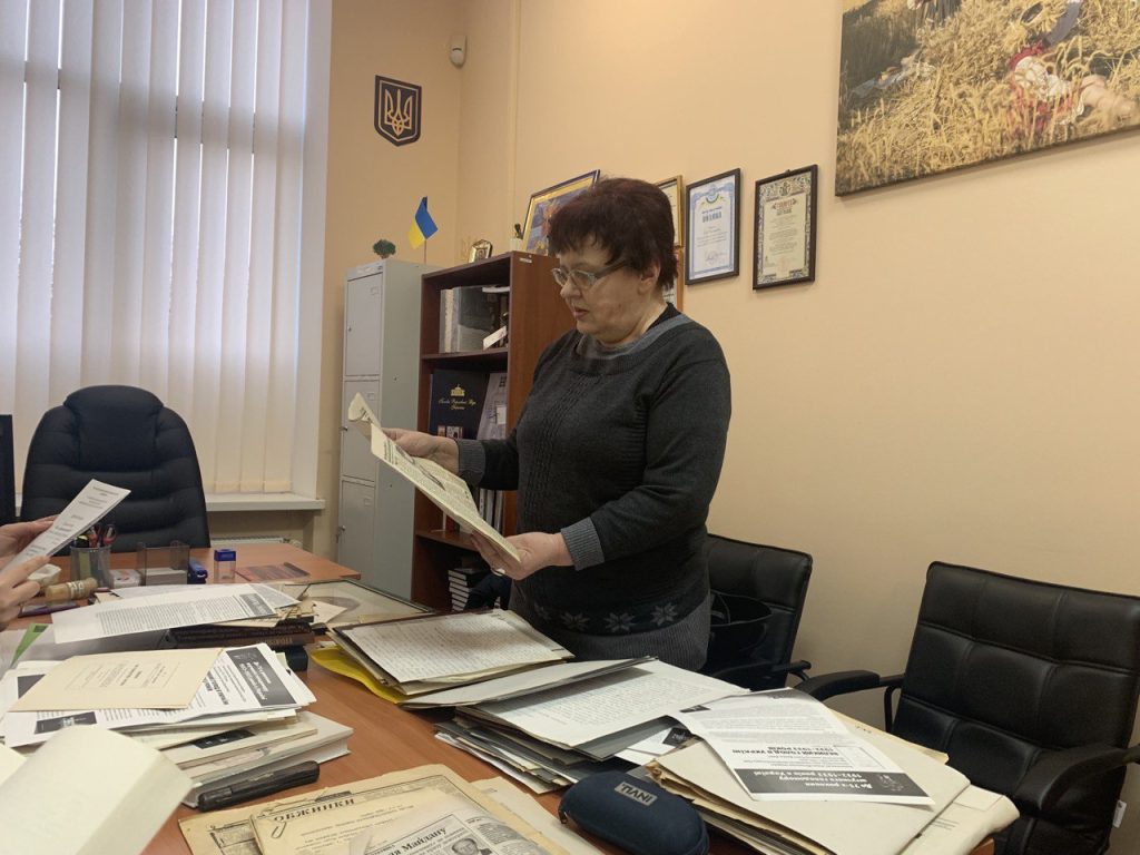James Mace’s widow handed over her husband’s materials  to the Holodomor Museum