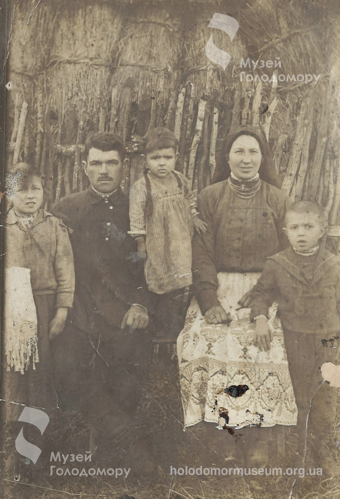 The Slobodyan family from the village of Ziankivtsi