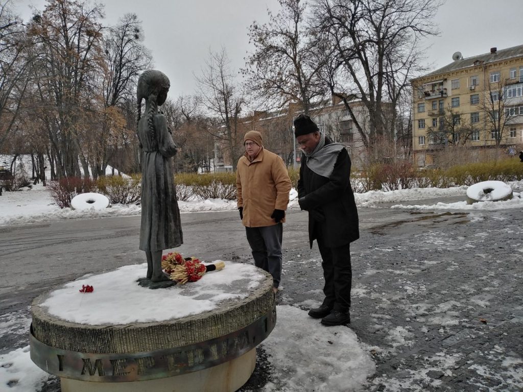 An archbishop from South Africa visited the Holodomor Museum