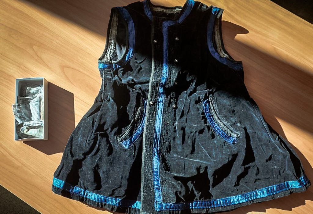 The Holodomor Museum received a corset, inside of which ears of grain sewn were found