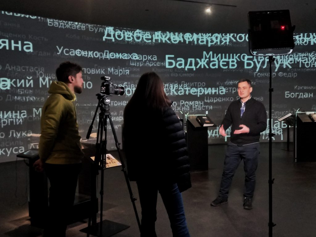 Journalists from ICTV channel visited the Museum