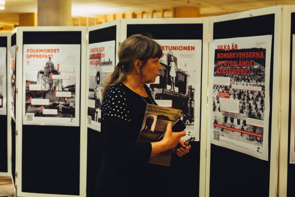 The Holodomor Museum exhibition opened in Sweden