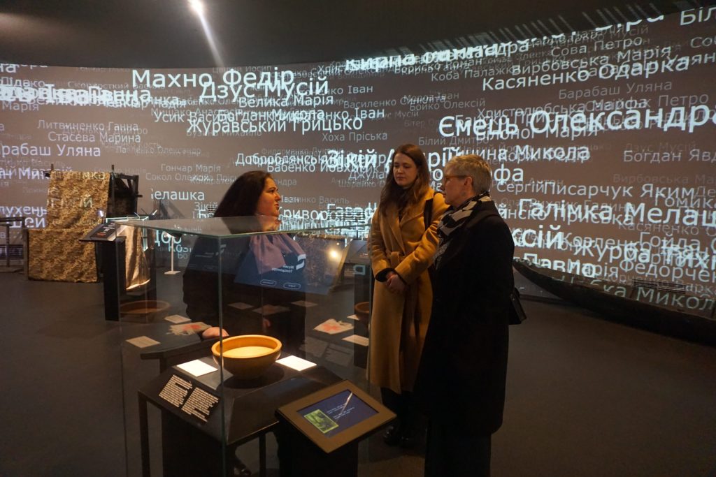 Canadian Ambassador Natalka Cmoc visited the Holodomor Museum