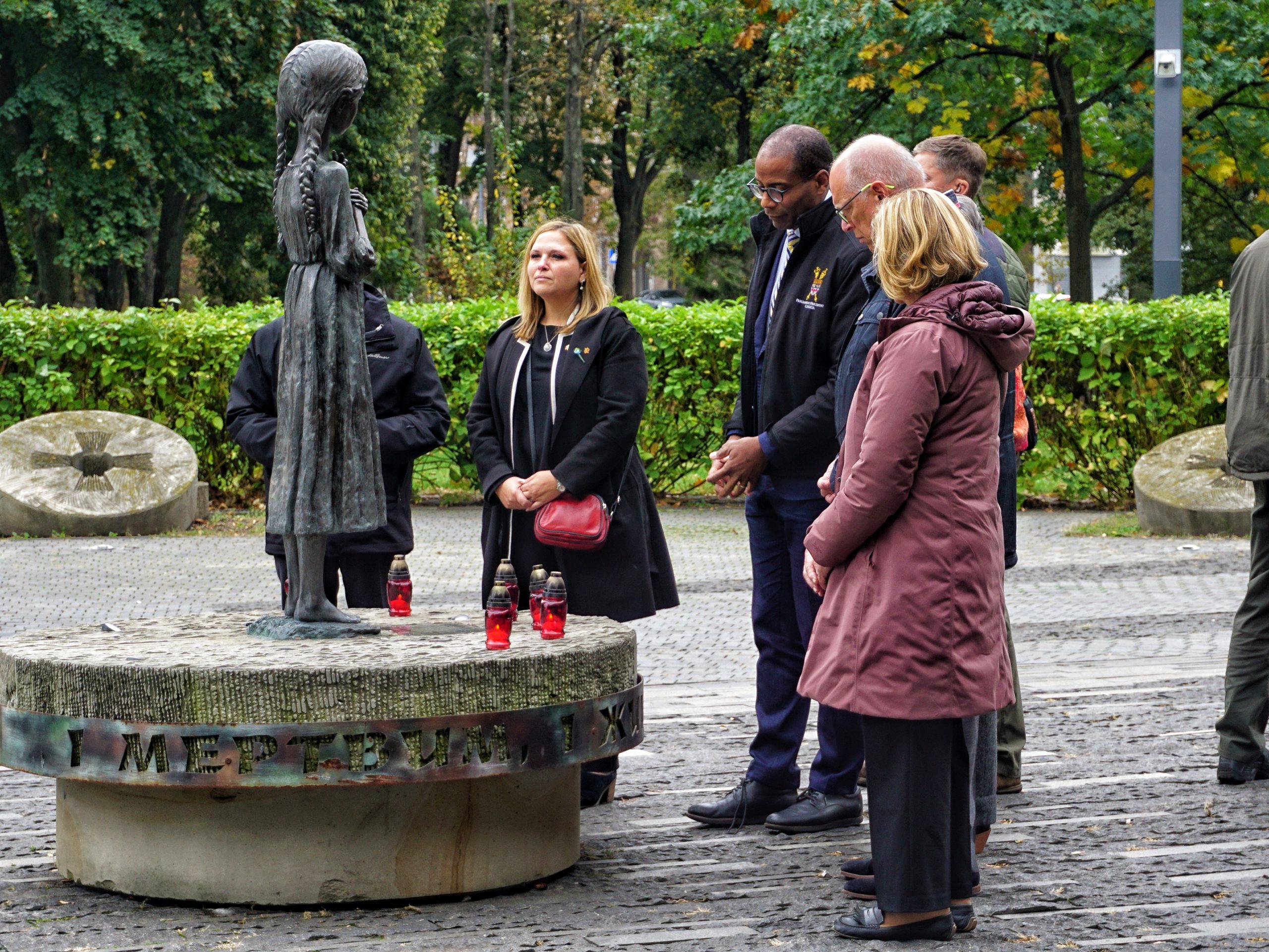 The Canadian parliamentary delegation visited the Holodomor Museum